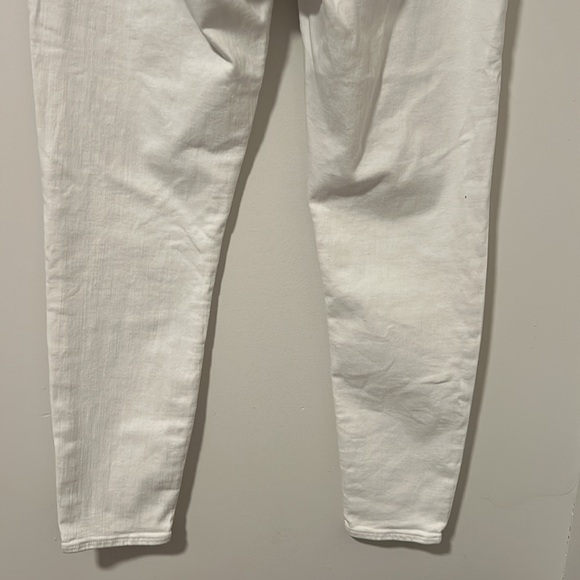 J Crew Denim White Curvy Toothpick Jeans Spring Summer Size 33 - Picture 5 of 5